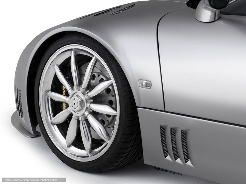 silver sports car wheel