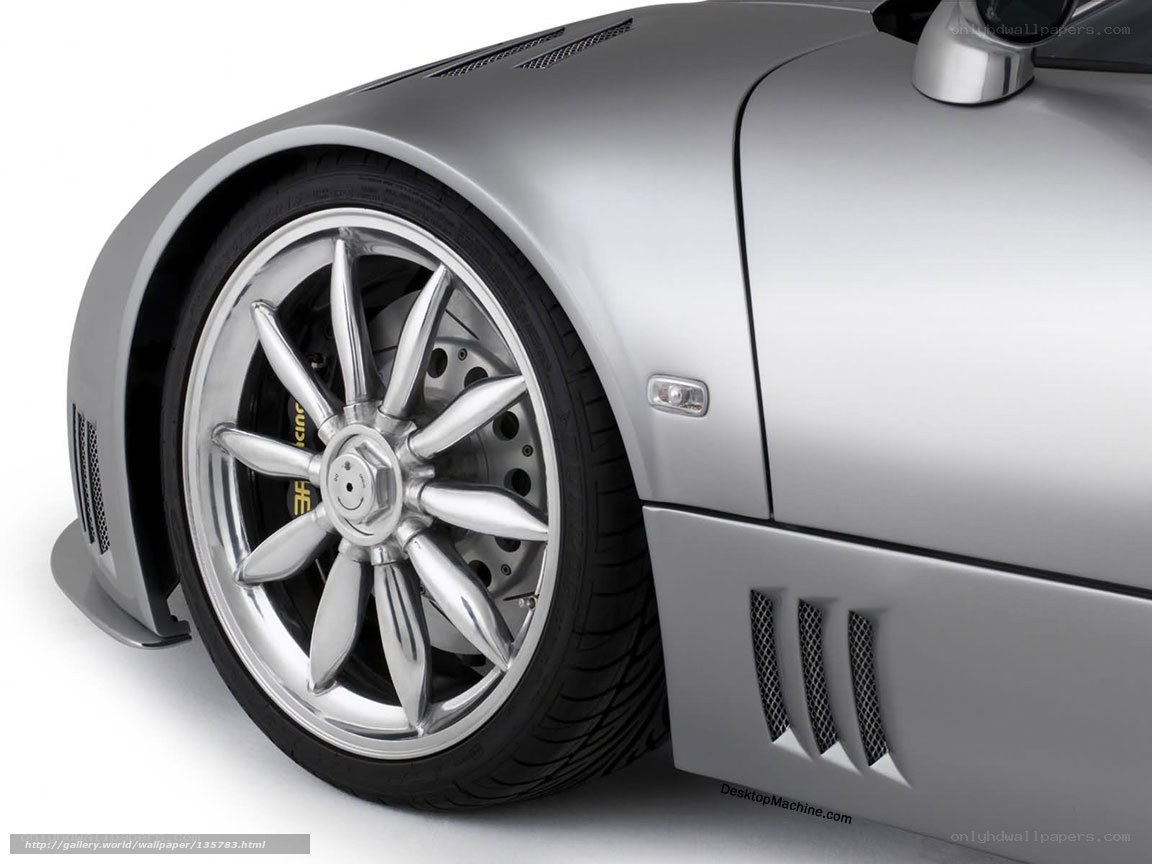 silver sports car wheel