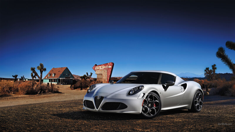 Silver Sports Car — White, Dramatic, Afternoon, Photograph