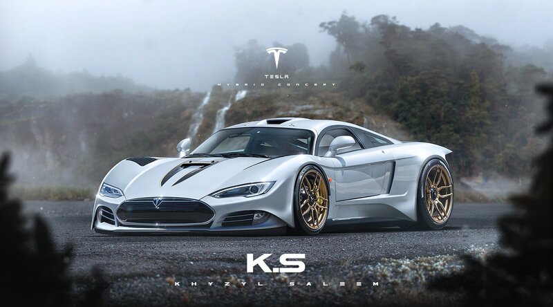Silver Sports Car — White, Dramatic, Digital Art, Road