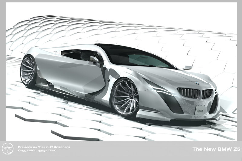 Silver Sports Car — White, Modern