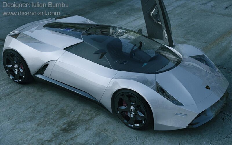 Silver Sports Car — White, Neutral