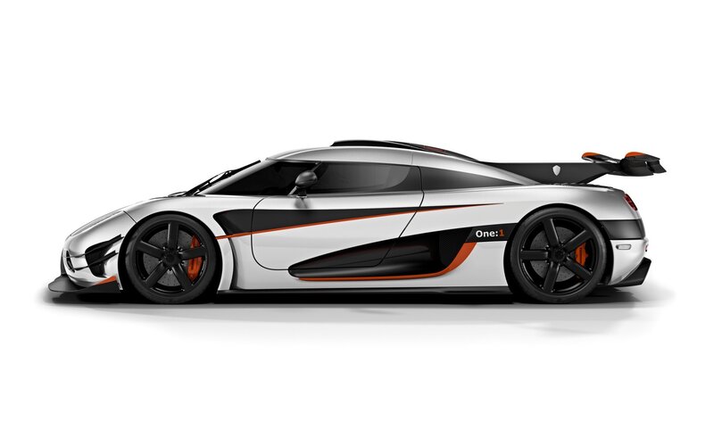 Silver Sports Car — White, Sleek