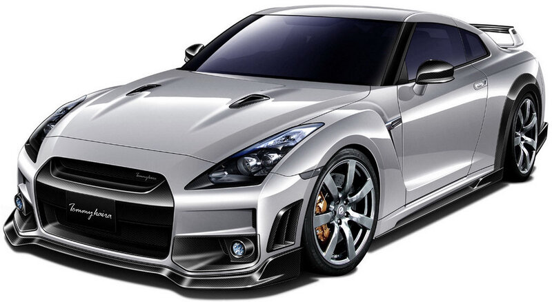 silver sports car with custom body kit