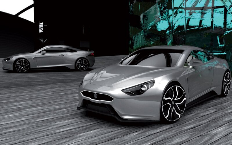 Silver Sports Cars — Gray