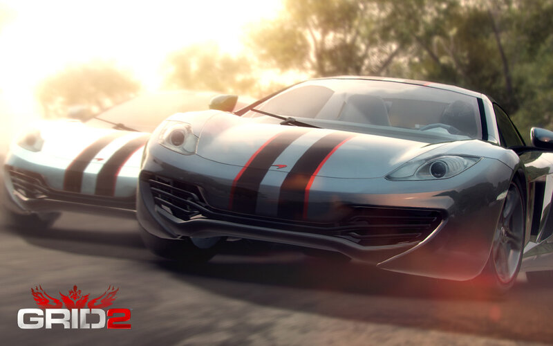 Silver Sports Cars Racing