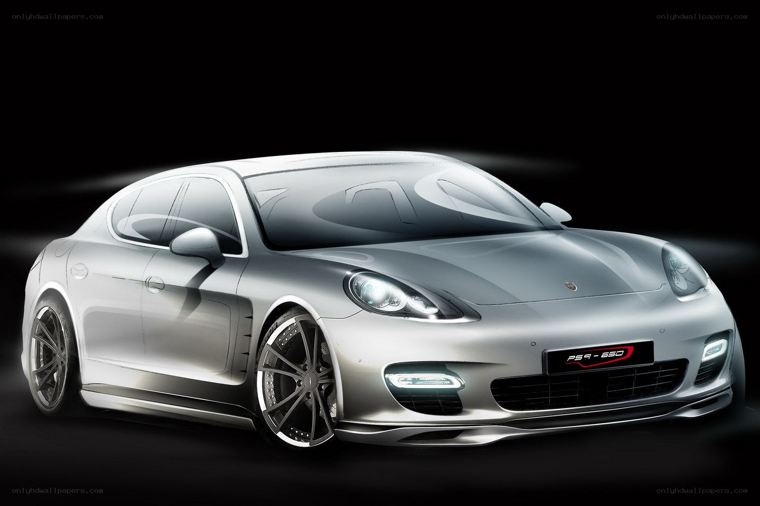 silver sports sedan