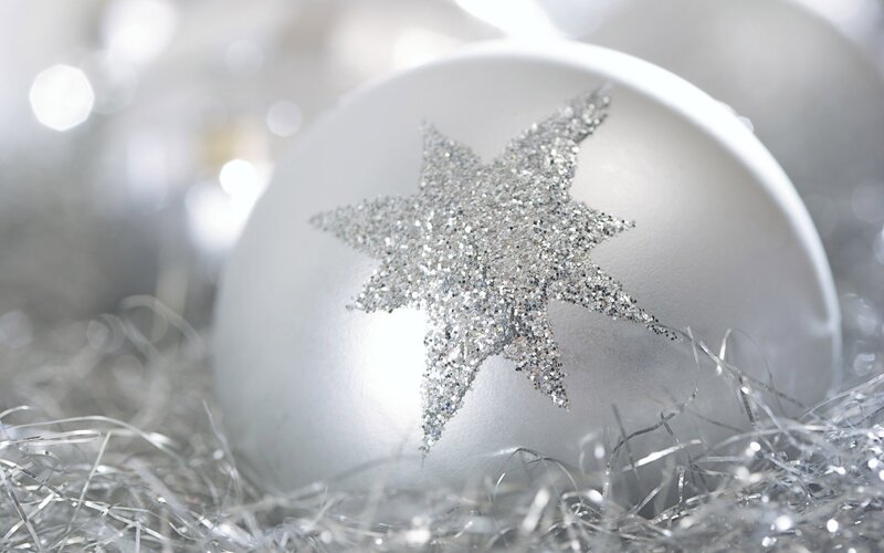 silver star ornament