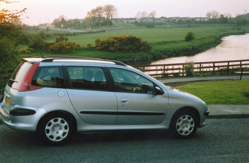 Silver Station Wagon — Calm, Sunset
