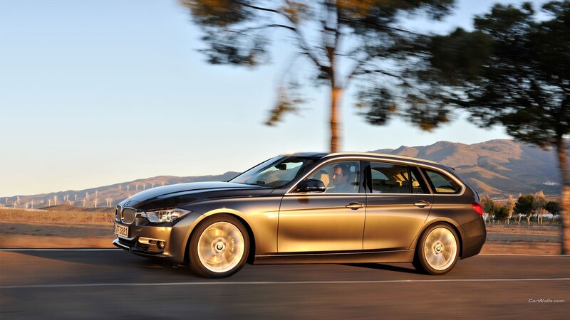 Silver Station Wagon — Dynamic, Sunset, Photograph