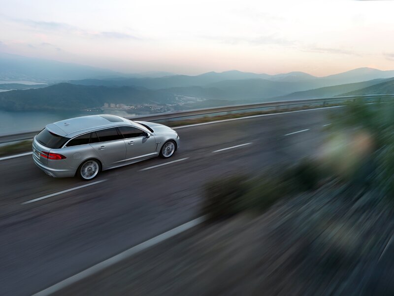 Silver Station Wagon — Serene, Sunset