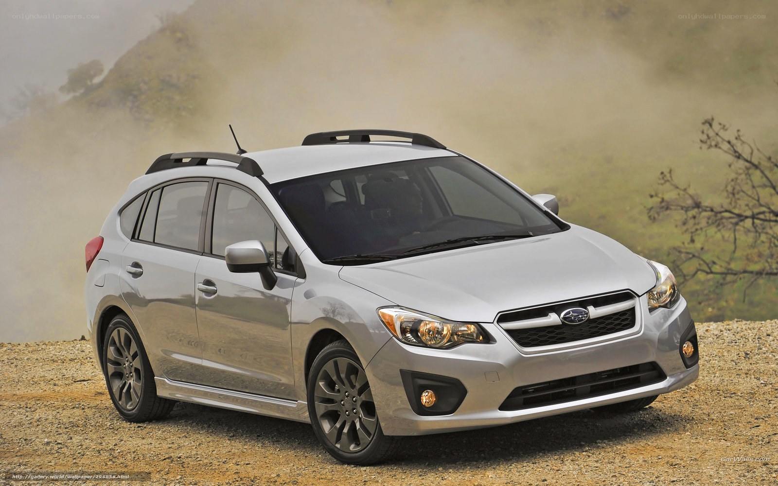 silver subaru hatchback