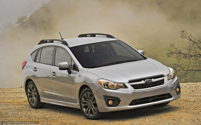 Silver Subaru Hatchback — Dusty