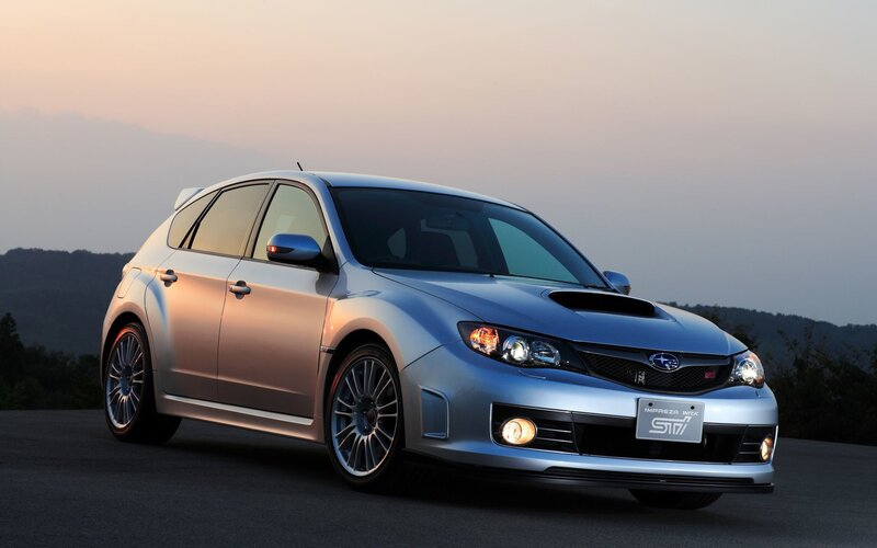 Silver Subaru Impreza