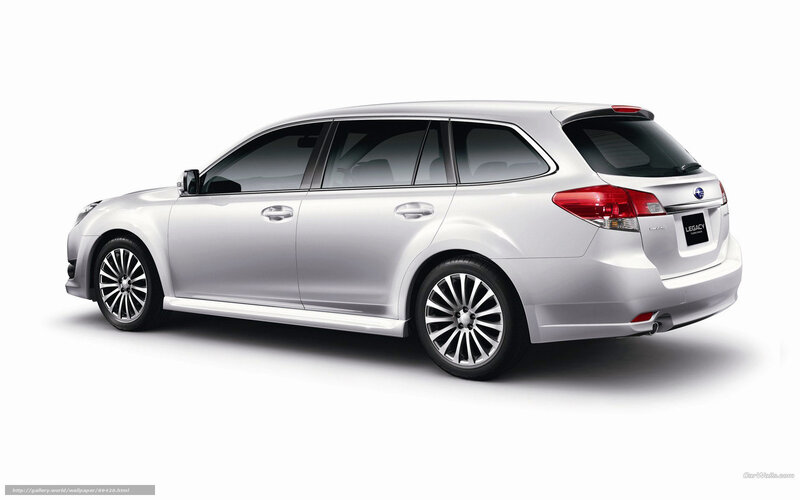 silver subaru legacy wagon