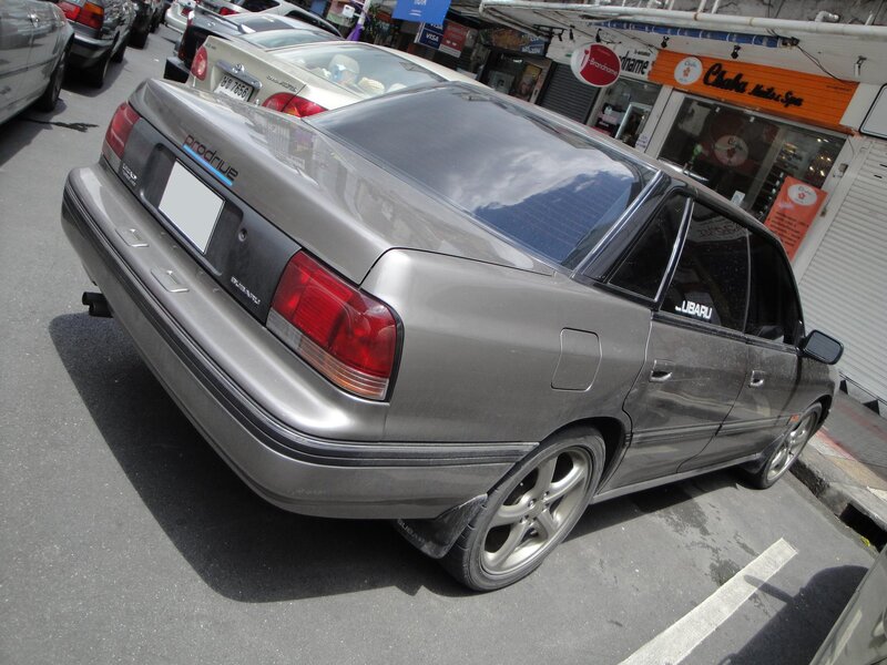 Silver Subaru Sedan — Gray
