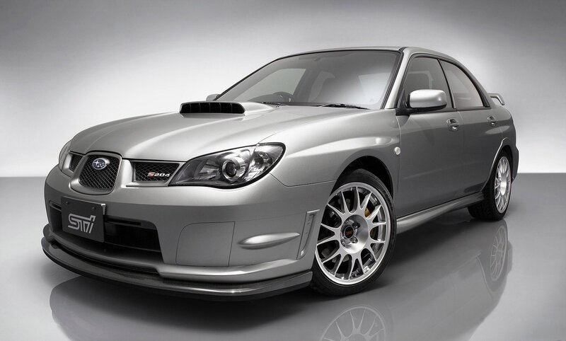 Silver Subaru Sti Sedan — Neutral, Photograph, Car