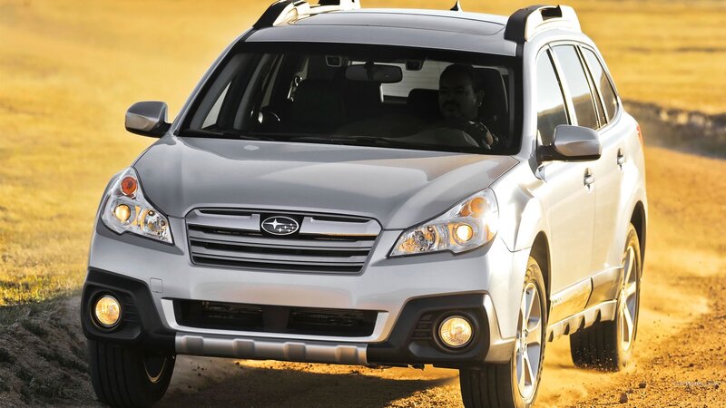 Silver Subaru Suv