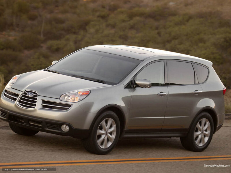 Silver Subaru Tribeca
