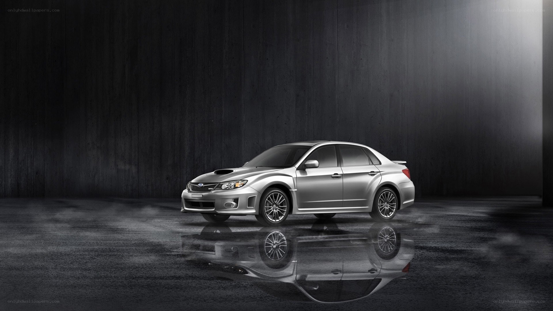 Silver Subaru WRX sedan