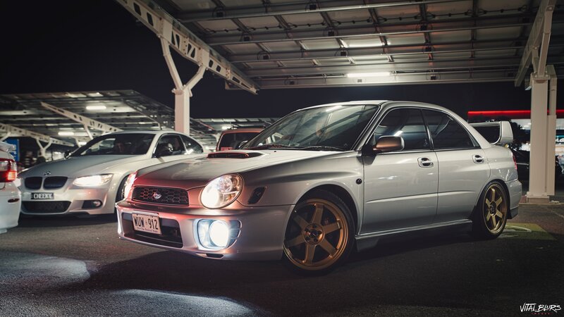 Silver Subaru Wrx Sedan — Dramatic