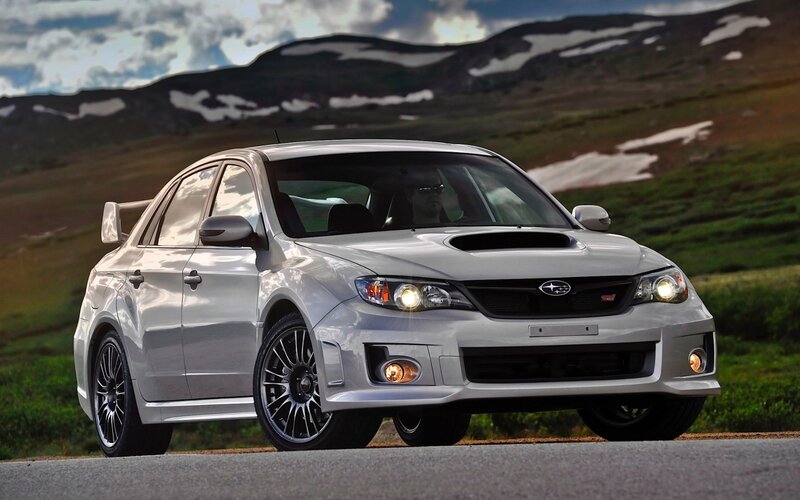 Silver Subaru Wrx Sti — Dramatic