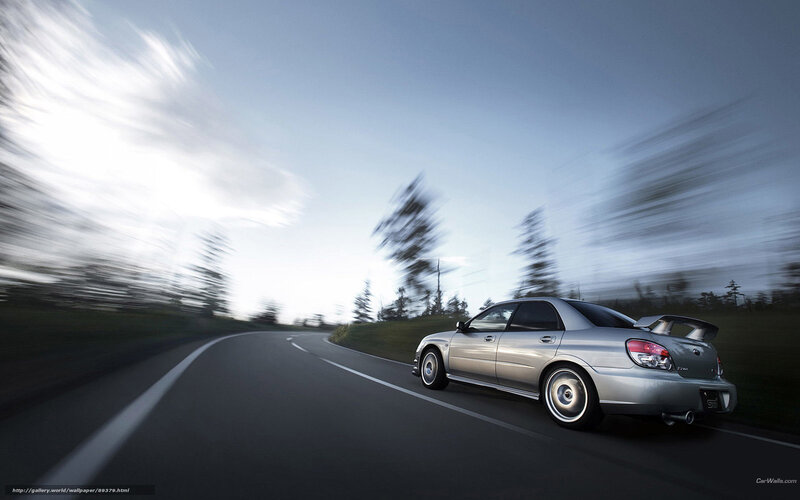 Silver Subaru Wrx Sti — Dynamic