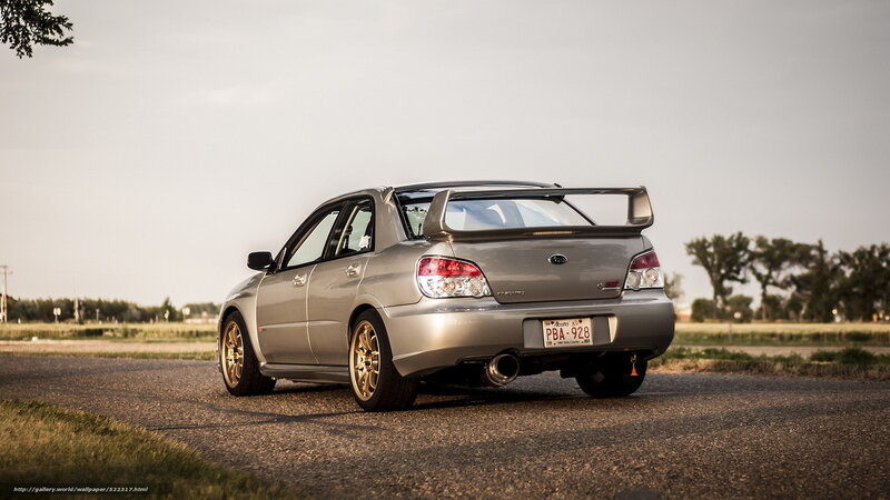 Silver Subaru Wrx Sti — Gray, Calm