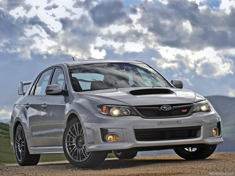 silver subaru wrx sti sedan