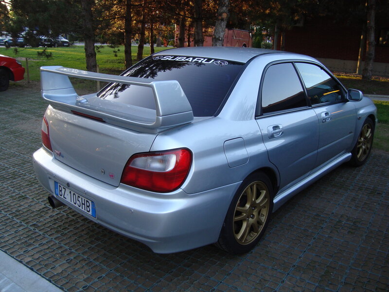 silver subaru wrx sti sedan