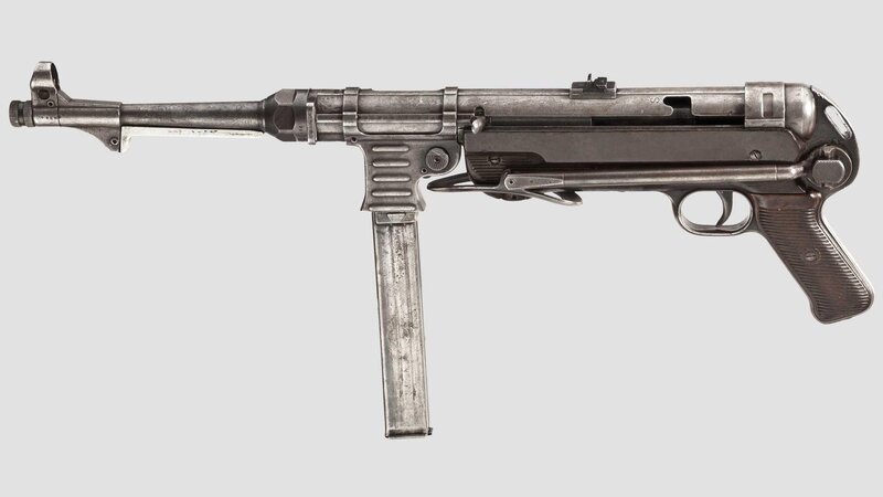 Silver Submachine Gun — Gray