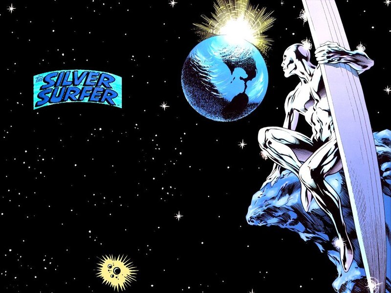 Silver Surfer Character — Black