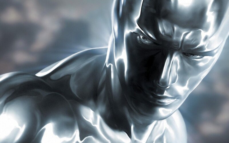 Silver Surfer character portrait