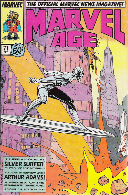 Silver Surfer cover art
