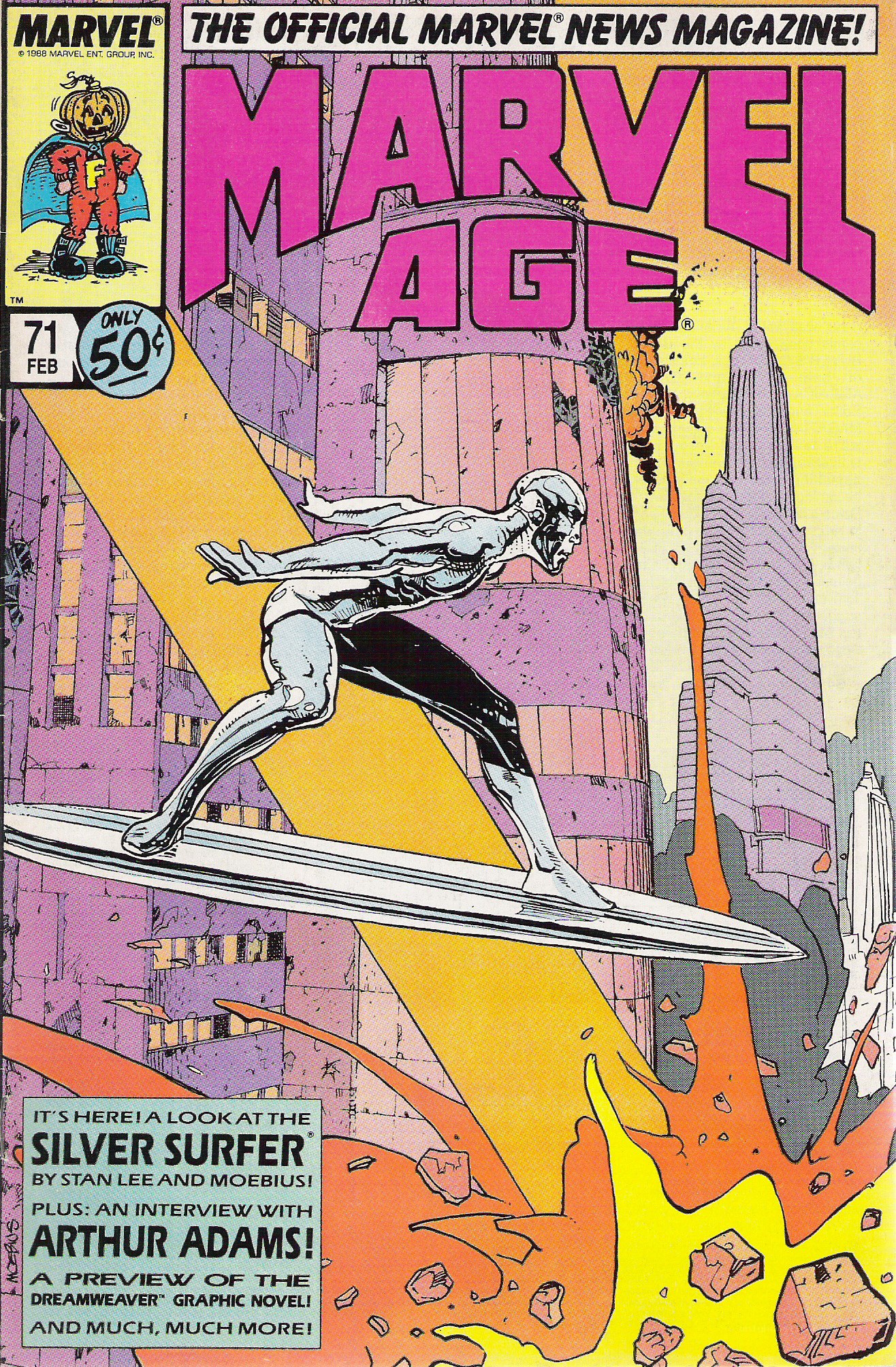 Silver Surfer cover art