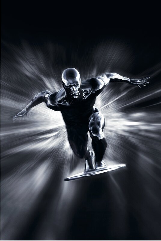 Silver Surfer in motion