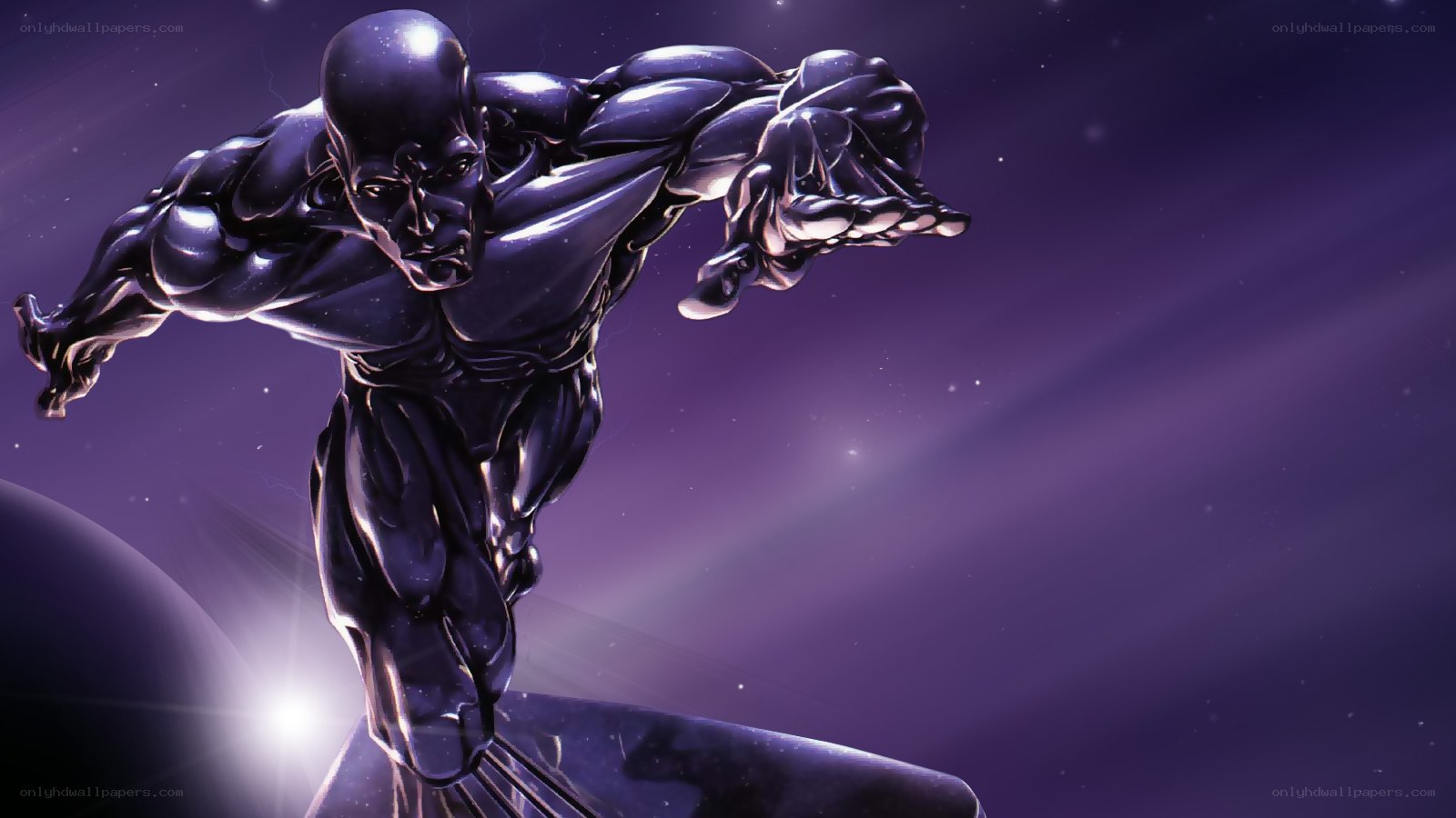 Silver Surfer in space