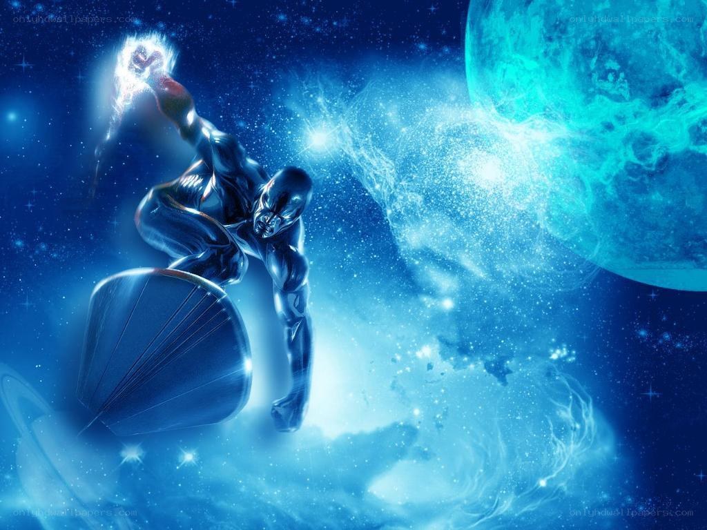 Silver Surfer in space