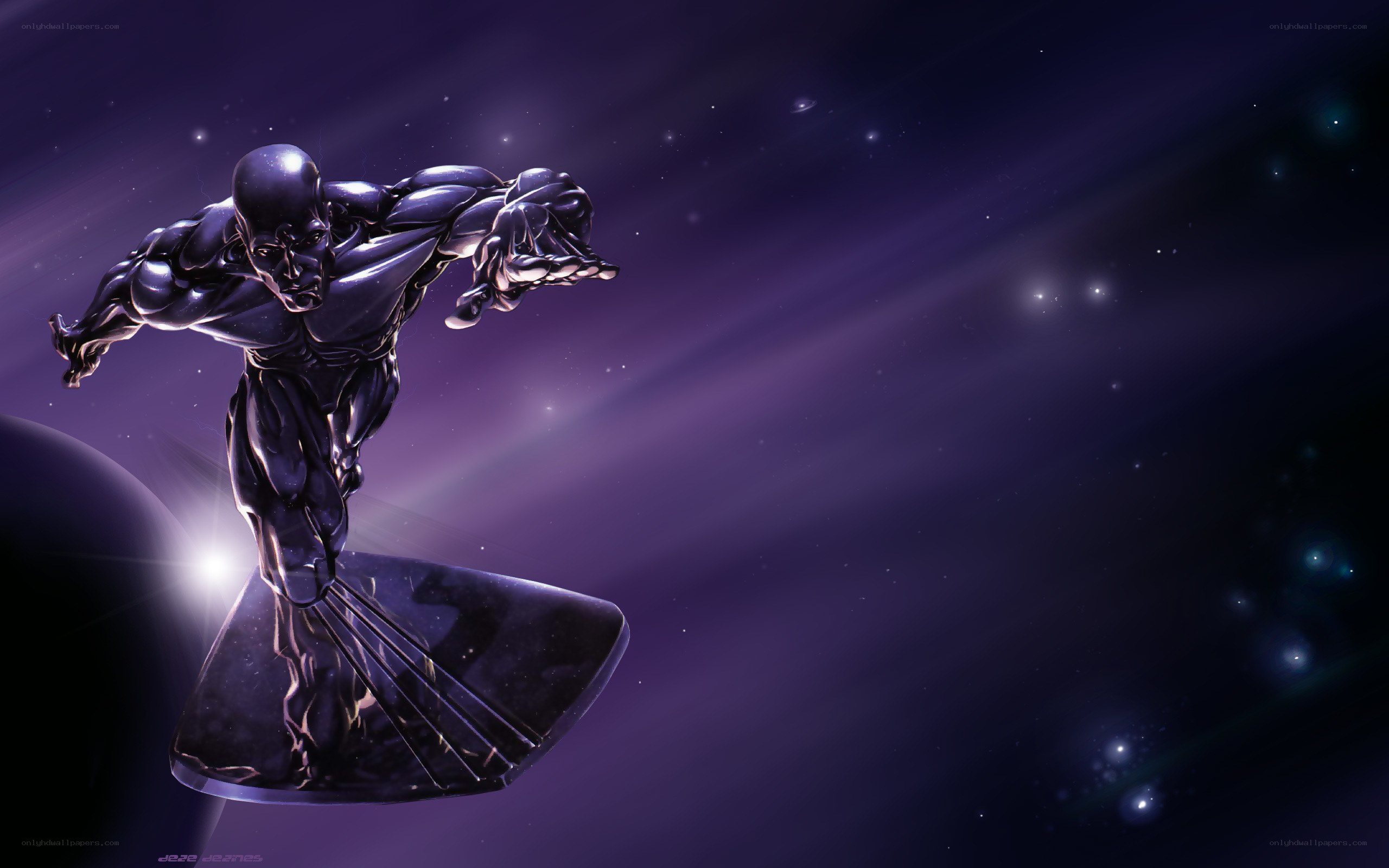 Silver Surfer in space