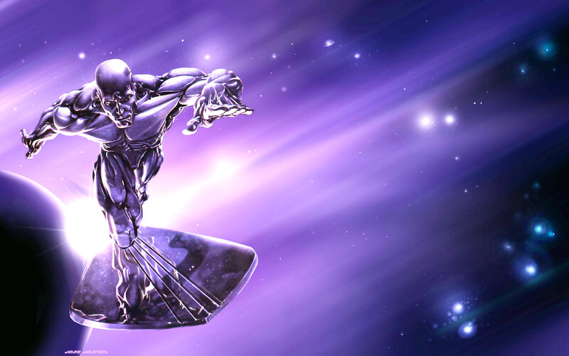 Silver Surfer in space