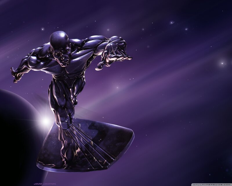 Silver Surfer in Space — Purple