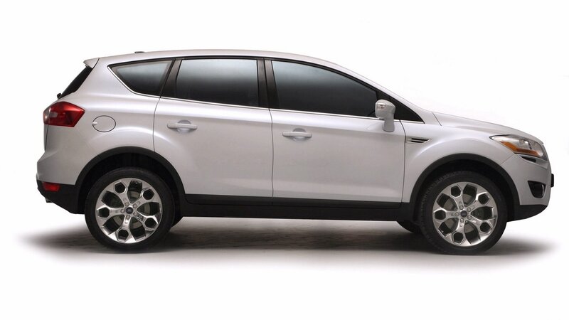 Silver Suv Car — White, Neutral