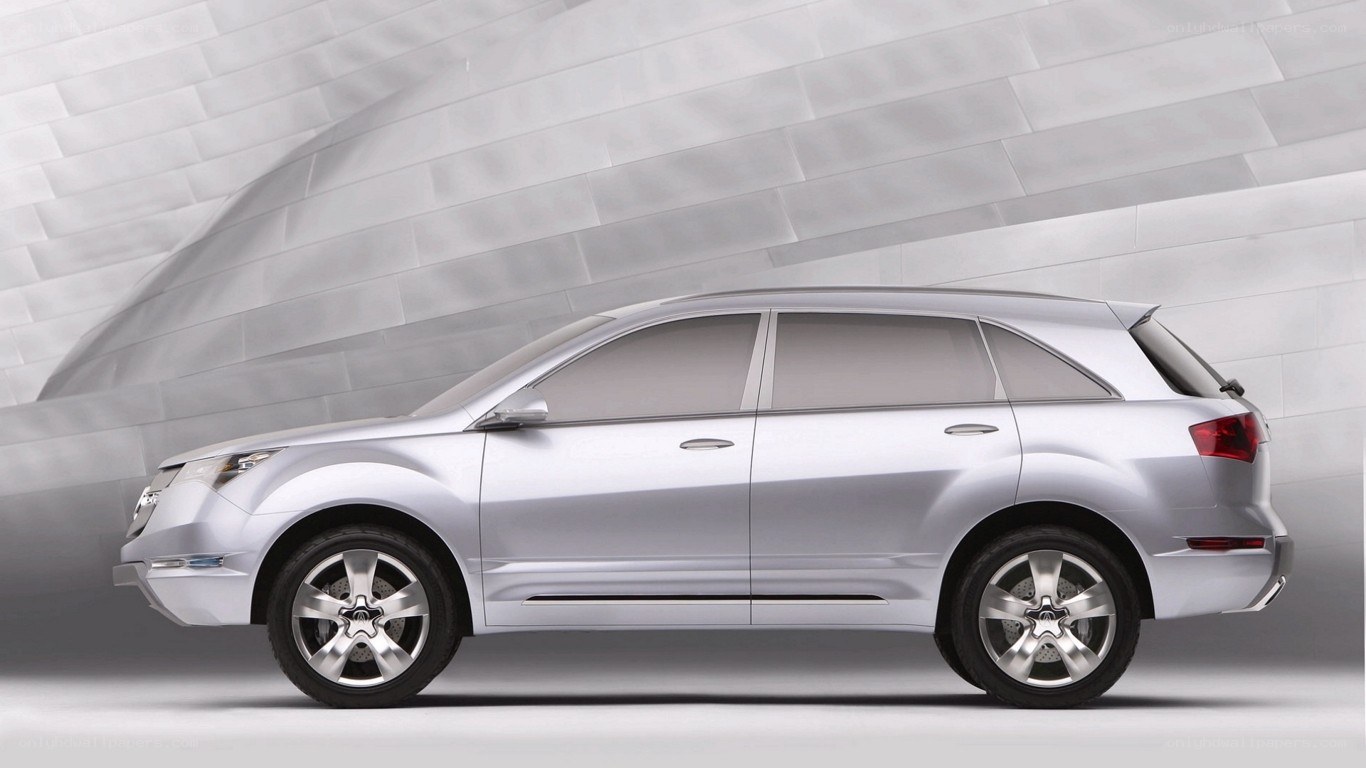 silver suv concept car