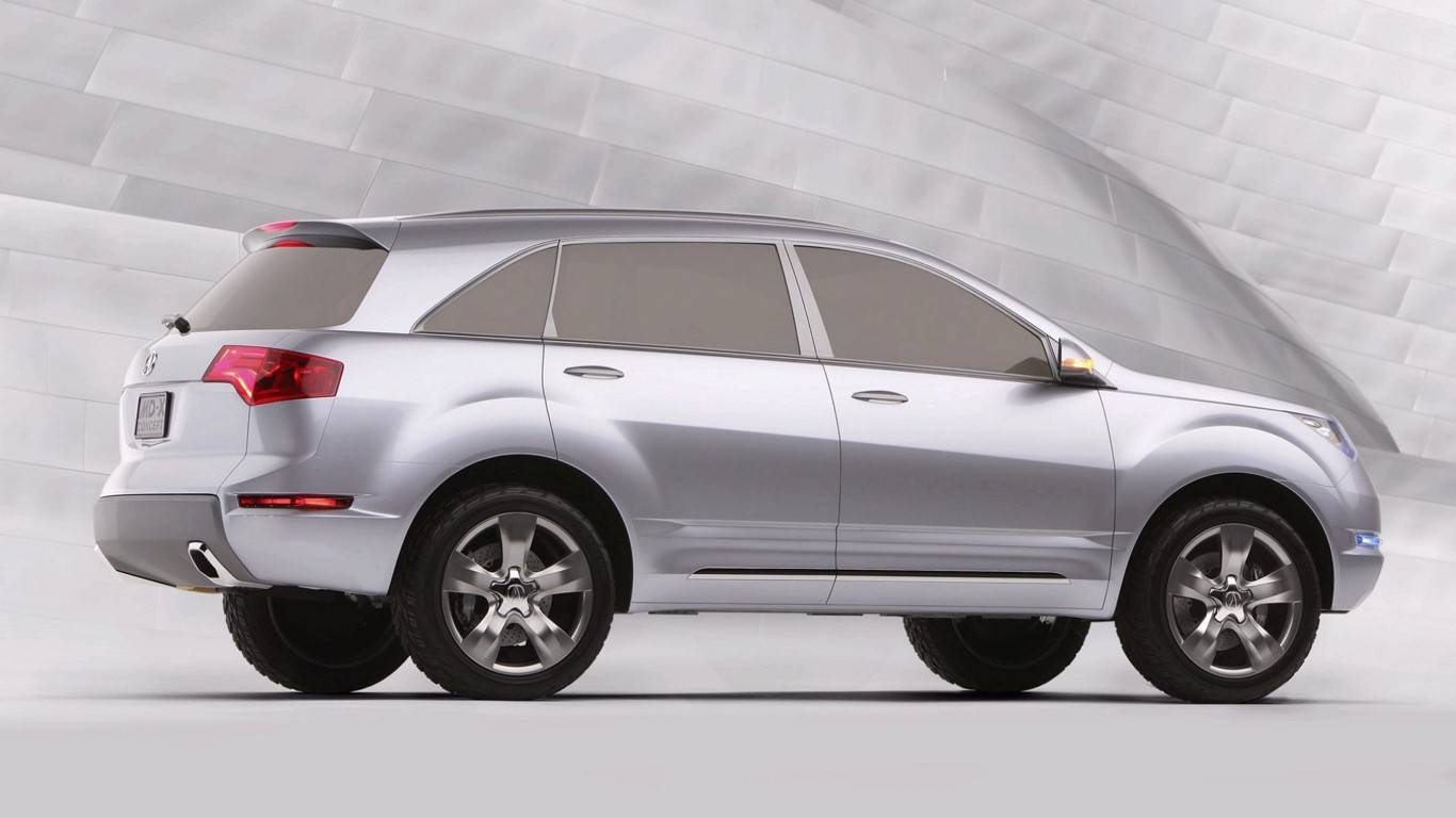 silver suv concept car