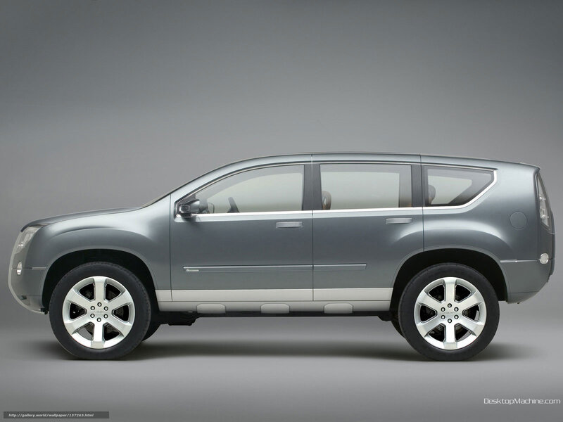 Silver SUV Concept Car — Gray