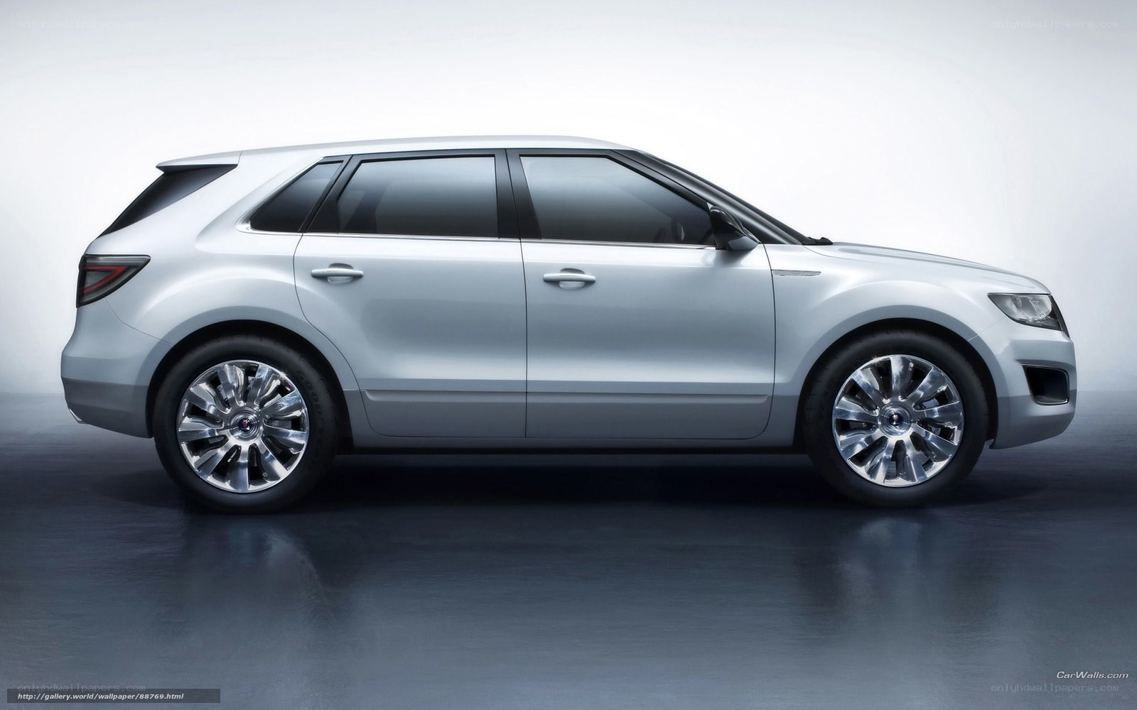 silver suv concept car
