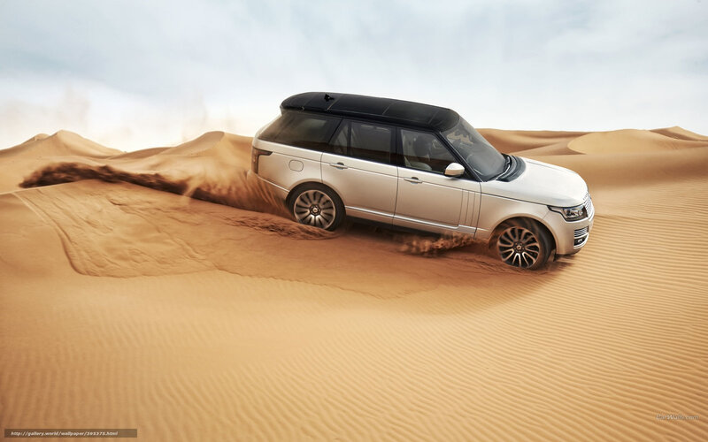 Silver SUV in Desert — Beige, Dramatic, Afternoon