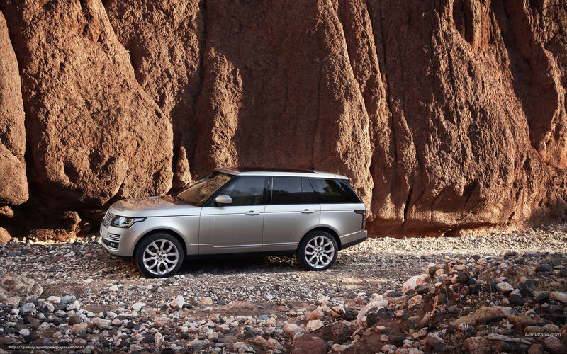 Silver SUV in Desert — Brown, Dramatic, Afternoon, Photograph