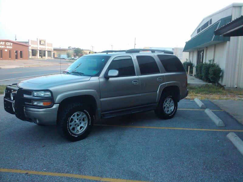 Silver Suv in Parking Lot
