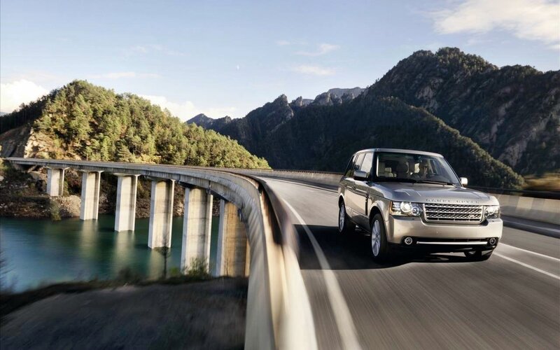 Silver Suv on Bridge